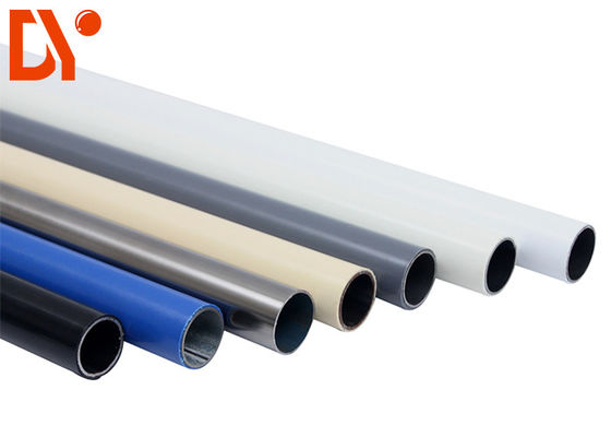 Storage / Rack System Polyethylene Coated Steel Pipe Thick Wall Multi Color