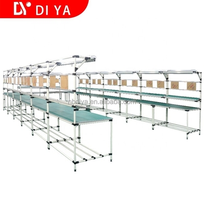 Flexible Lean Pipe ESD Table Workbench For Industrial Assembly Line