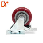 Nylon Industrial Caster Wheels For Push Cart Trolley 130mm Height For Moving Products