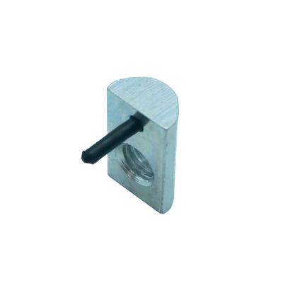 Custom Carbon Steel Slot 6mm Roll in T-nut with Rubber Flex Handle for Aluminum Profile