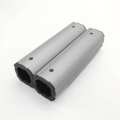 DYE28-L37D China Aluminum Lean Pipe Sliding Fitting Fasteners OD28 Tube Joint Steel Pipe Sleeve