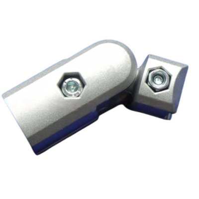 DYJ19-A07 Third Generation Aluminum Lean Pipe Assembly Line Accessories Warehouse Aluminum Tube Connector 180 Degree Joint Outer Type