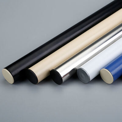 Customize 28mm Coated Pipes Plastic Coated Steel Pipe Lean Tube for Lean Rack System