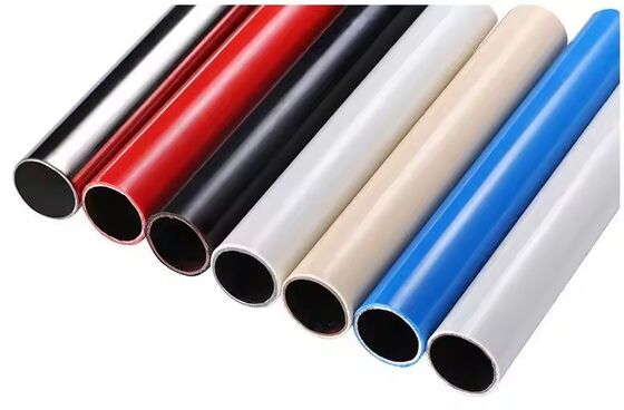 0.8-2.0mm Thickness PE Coated Industrial Lean Pipe Steel Tube