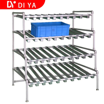 DY-8533 ABS plastic roller track placon conveyor table for automatic warehouse logistic system