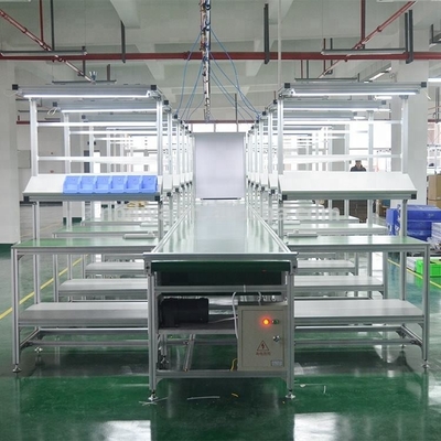 Customized Workshop Assembly Line Table For Production Metal