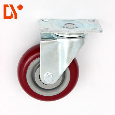 Nylon Industrial Caster Wheels For Push Cart Trolley 130mm Height For Moving Products