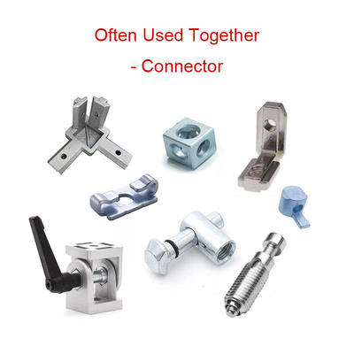 Customized M4 M5 M6 M8 M10 Carbon Steel Square T Slot Nut for 10mm Slot Aluminum Profile for Various Precision Machinery