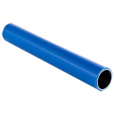 OD28mm Jasnobłękitne powlekane PE Lean Pipe Composite Tube do ściany systemu stożkowego